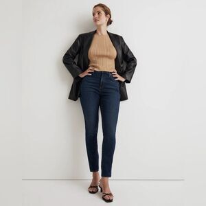 NWT Madewell Curvy 10" High-Rise Skinny Jeans in Kingston Wash